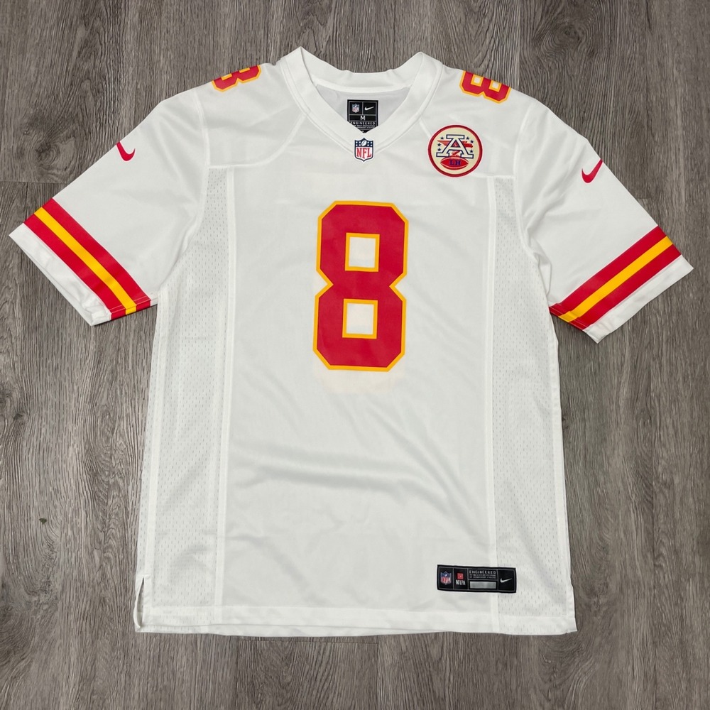 Nike Kansas City Chiefs Jersey Mens Medium White DeAndre Hopkins NFL Football